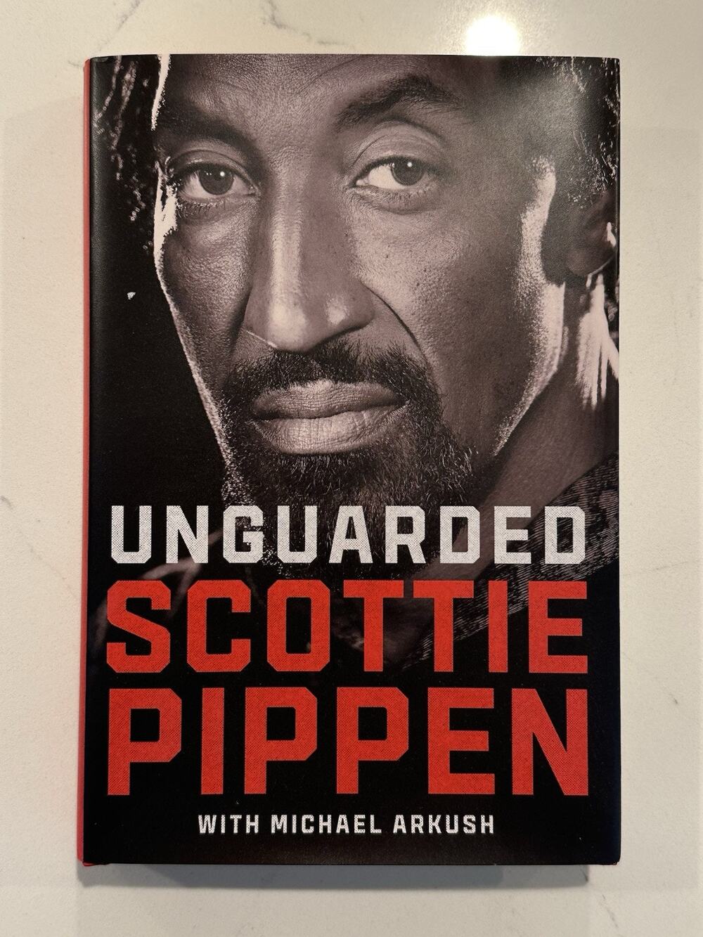 Scottie Pippen SIGNED AUTOGRAPH BOOK Unguarded Hardcover Chicago Bulls PREORDER